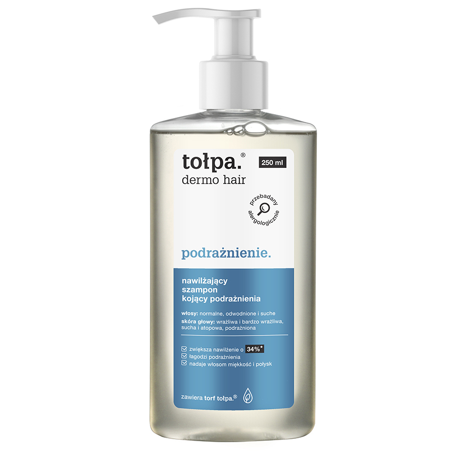 tołpa dermo hair szampon nawilżająco-kojący 250ml