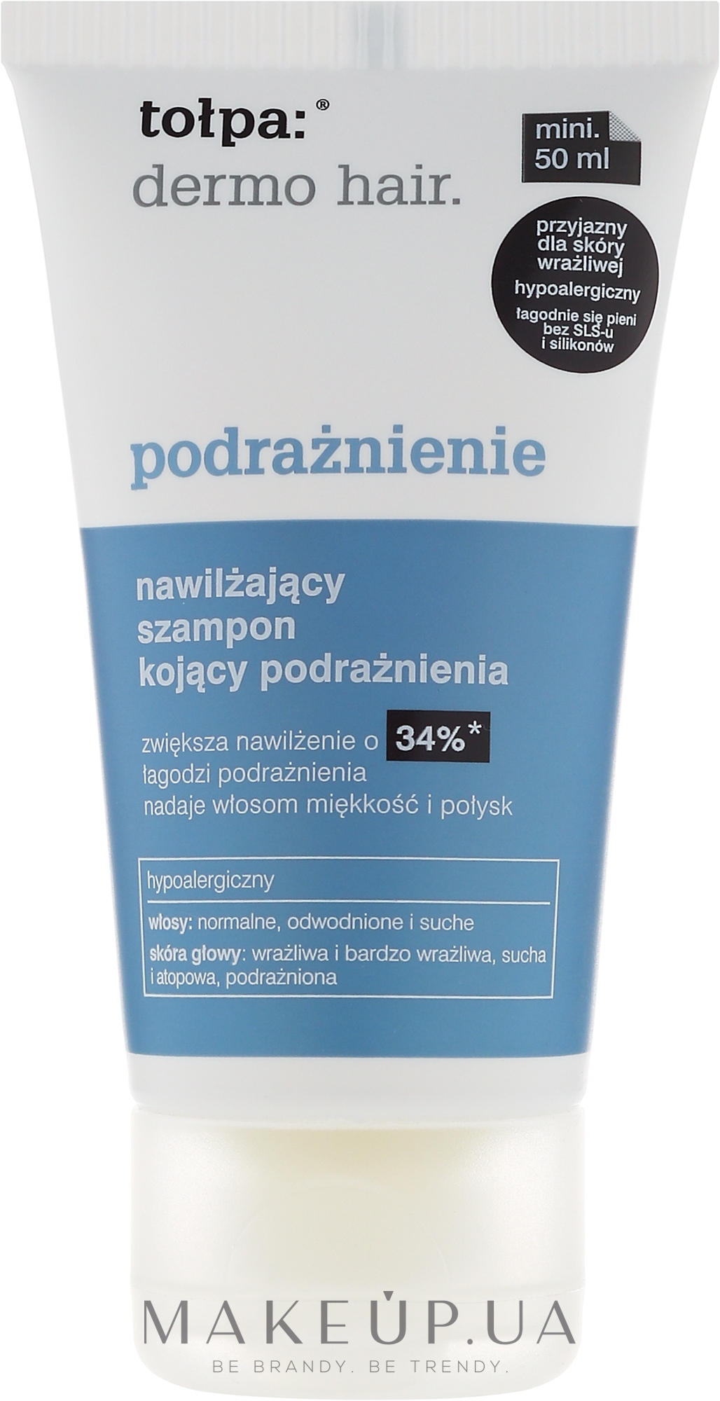 tołpa dermo hair szampon nawilżająco-kojący