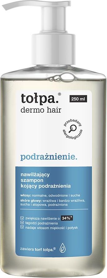 tołpa dermo hair szampon nawilżający kojący