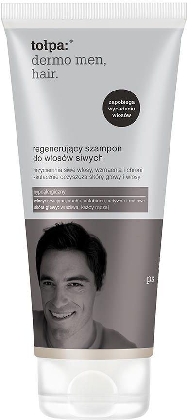 tołpa dermo men hair regenerujący szampon do włosów siwych