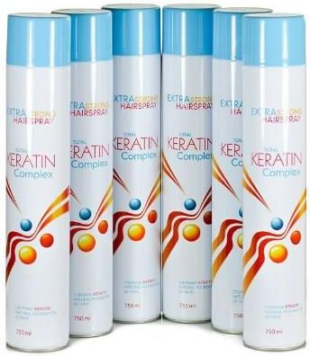 total keratin complex extra strong hairspray lakier do włosów