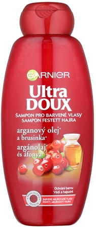 ultra doux szampon do włosów farbowanych żurawina i olejek arganowy