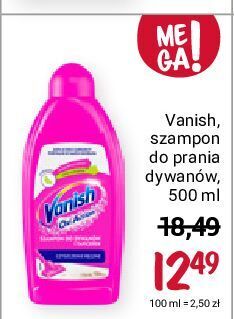 vanish szampon do dywanow rossmann