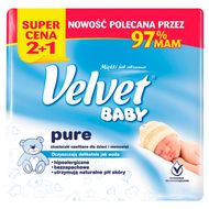 velvet baby chusteczki nawilżane sensitive 64 sztuk skład