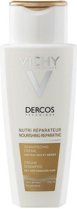 vichy dercos szampon odżywczo-regenerujący włosy suche i zniszczone 200 ml