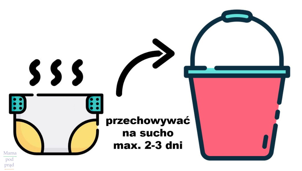 w czym przechowywać brudne pieluchy