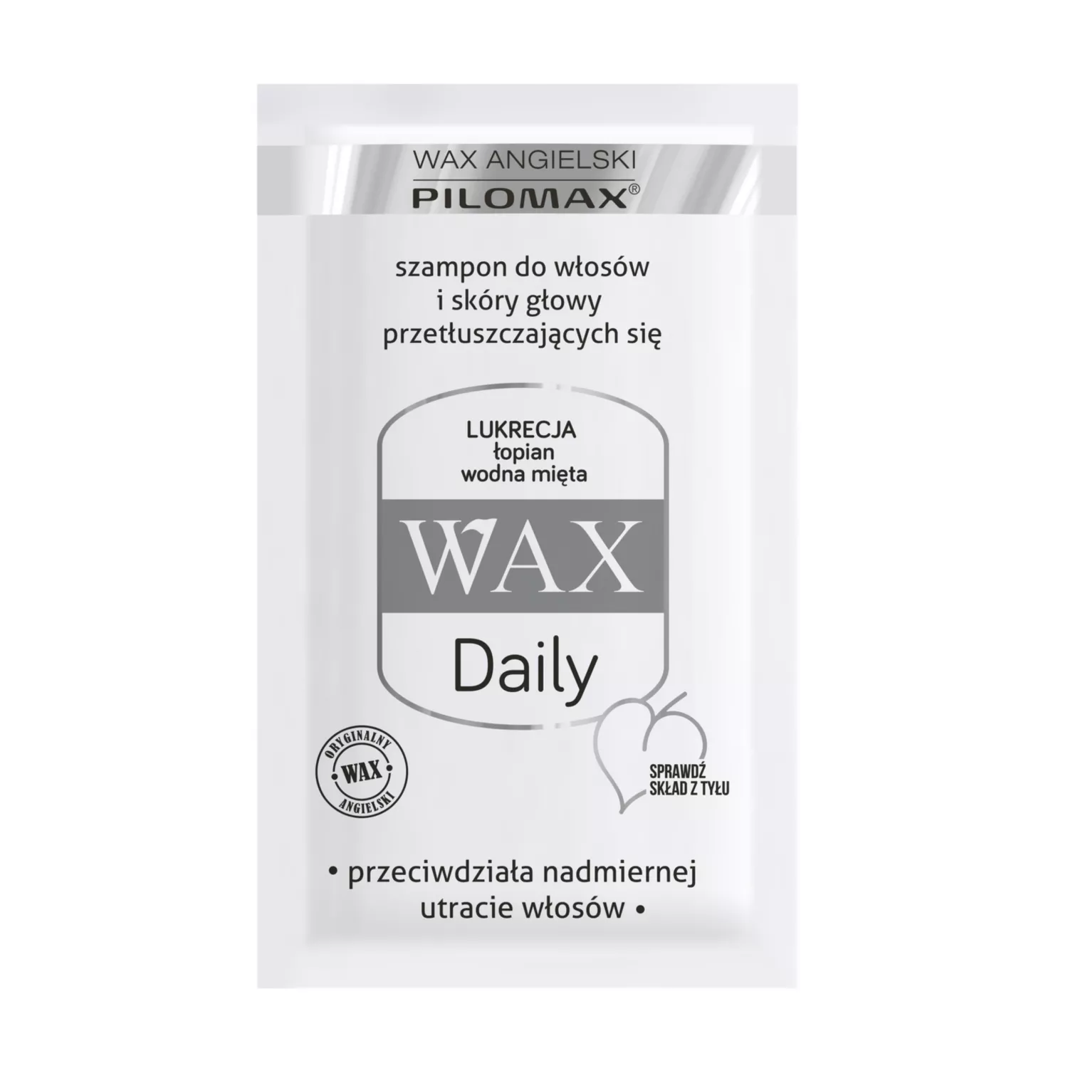 wax pilomax daily szampon do włosów przetłuszczających się 70ml