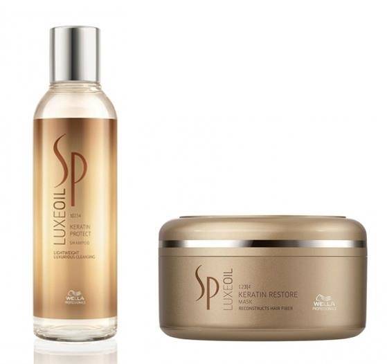 wella sp luxe oil keratin szampon regenerujący do włosów 200ml