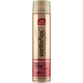 wellaflex lakier do włosów stylizacja i odnowa 250ml