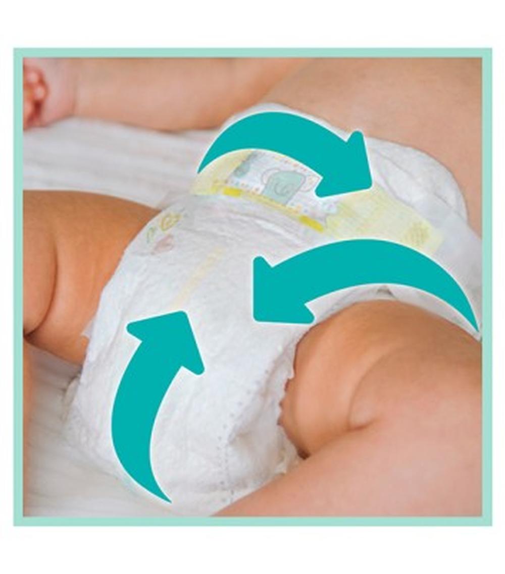 zapinanie pieluszek pampers premium care