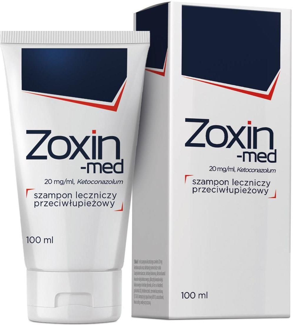 zoxin med 20 mg ml szampon leczniczy przeciwłupieżowy 100 ml